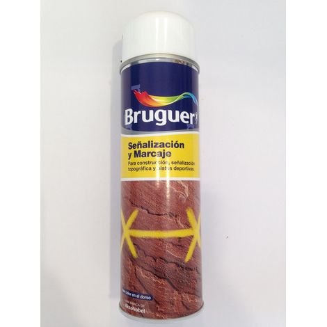 Spray bruguer señalización y marcaje blanco 500 ml