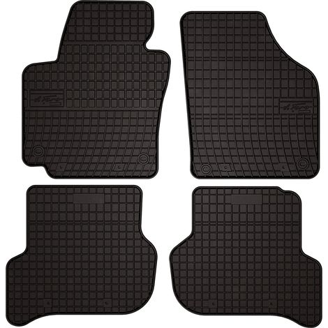 Alfombrillas de goma para coche: Seat Altea monovolumen (08.2008-2015) - negras, a medida (1/5)