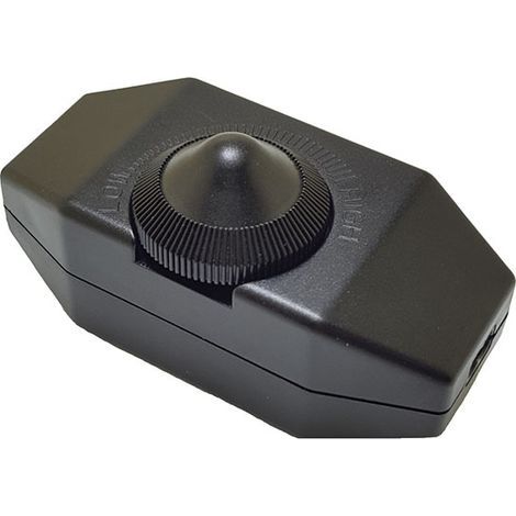 1A 220Vac design Variateur LED à intensité variable (variateur rotatif) LED à intensité variable, marche/arrêt, 110-220 V, interrupteur en ligne, noir (1/5)