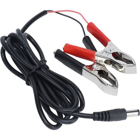 Adaptateur de câble de chargeur de batterie avec pince de charge, connecteur à clip, accessoire de 1,5 mètre pour batteries 12 V-24 V