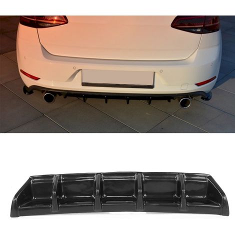 Modification auto 17-20 : Aileron arrière Maxton pour Volkswagen Golf 7.5 GTI, noir brillant (surdimensionné) (1/5)