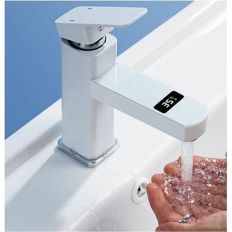Brass bathroom mixer tap H59A – Polished chrome finish – Neoperl aerator – Water saving up to 40% (1/5)