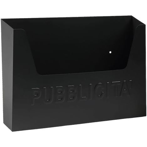 CASSETTA PORTAPUBBLICITA' 'ERICA' cm 35,5x8,5x H 26 - antracite