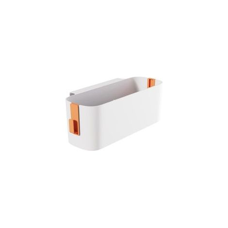 Panier de rangement suspendu pour lit bébé ou dortoir, avec 2 crochets, orange –