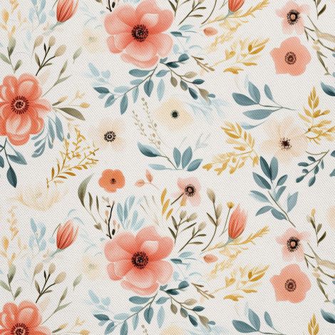 Tela decorativa para exteriores Oxford - Flores - DX2154 (1/5)