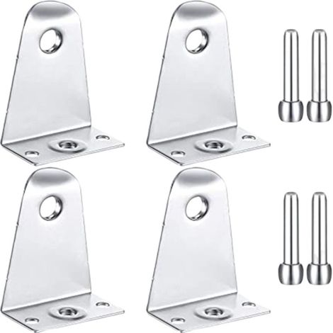 Bardusch-Supports et goupilles de fixation métalliques, supports de stores de rechange pour stores horizontaux, rideaux, fenêtres et portes/// (1/5)