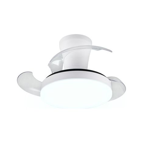 Trio Lighting Ventilador de techo con luz LED 24W TAMPERE blanco de aspas retráctiles 2800lm CCT 2700-6500K Ø71cm (1/5)