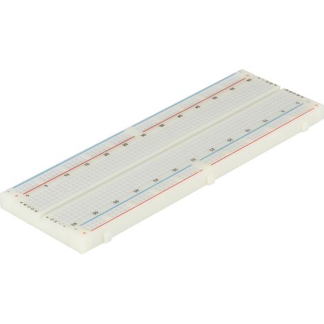 Joy-it Breadboard 830 Steckplatine Polzahl Gesamt 830 (L x B) 16.5 mm x 5.5 mm 1 St.