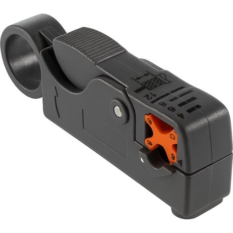 Multi Function F Type Connector,Coax Wire Strippers,Cable Stripper,Coaxial Strip Tool,Automatic Coax Connectors for RG6 58/59/62 WF100 CT100 (1/5)