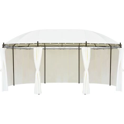 Chapiteau 530x350x265 cm Blanc crème (1/5)