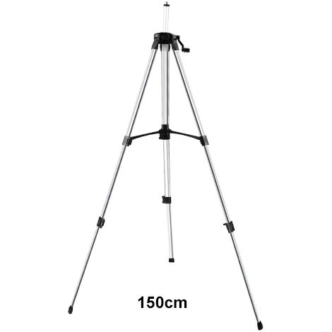 Trépied de niveau laser 1.5M hauteur réglable épaissir trépied auto-nivelant support de trépied en aluminium (1/2)