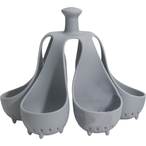 Cuiseur À Œufs Silicone - 4/6 Grilles Chaudière À Œufs Autoportante Silicone - Résistant Aux Hautes Températures Et Difficilement Déformable Il Peut Être Placé Dans Un Placard Ou Un Réfrigérateur (1/5)