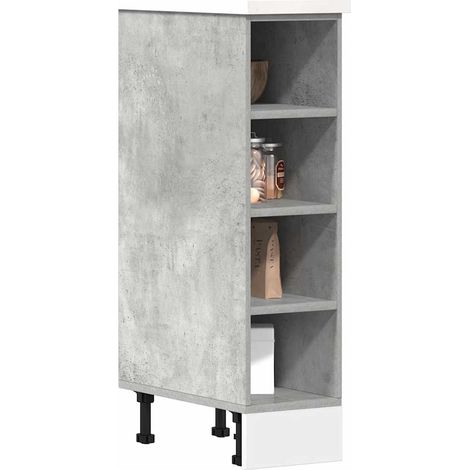 Unterschrank Riga Betongrau 20x44,5x81,5 cm Holzwerkstoff