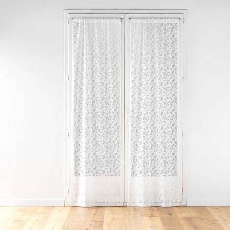 Vorhänge mit Blättermuster, MANON, 70 x 240 cm, 2er-Set