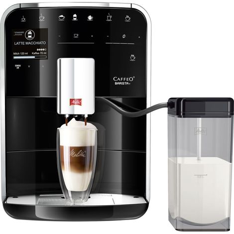 Cafetera Superautomática Melitta Barista T F830-002 18 Recetas Depósito de Leche