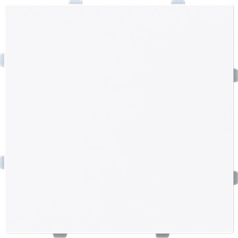 Tapa ciega Serie Alba de Niessen  Blanco Brillo (1/3)