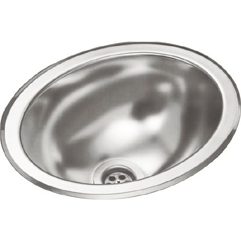 Fregadero de un seno en inox modelo r340, 12 cm(alto)34 cm(ancho)27 cm(largo) (1/2)