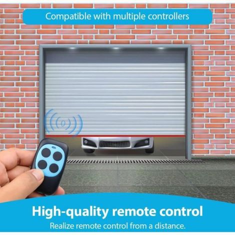 Télécommande universelle code fixe - Lot 2 - 4 boutons copieuse - Pour porte garage voiture Aucuneary (1/5)