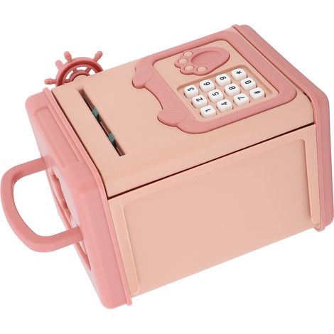Multifunktionales automatisches Sparschwein mit 4 Ziffern, ideal für Kinder. (1/4)