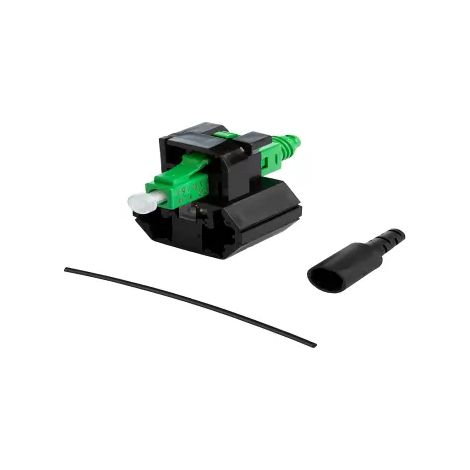 Metz Connect OpDAT FASTTM Hybrid Steckerbausatz LC APC OS2 10 Stück für Adern, 1509QAJA0010-E (1/2)