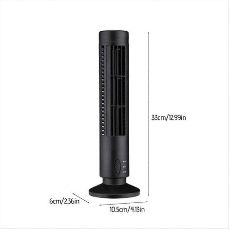Ventilateur colonne mini bureau ventilateur sans pales student bureau maison vertical (1/5)