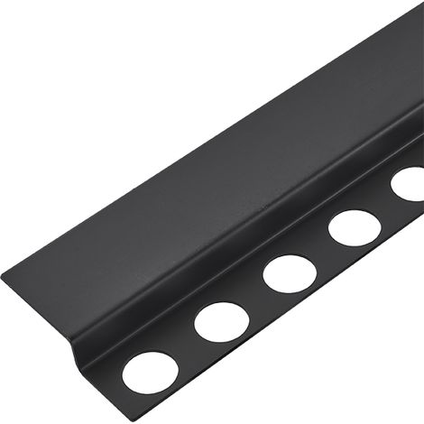 Tira de pendiente frontal para suelo de 130 cm, color negro (1/5)