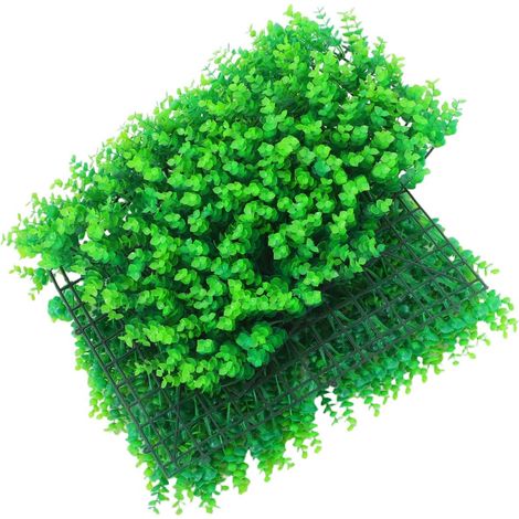 Mur Végétal Artificiel 60 x 40 cm, Panneau Gazon Vert Décoratif Pour créer une petite zone végétale sur mur, balcon, salon ou décor photo (1/5)