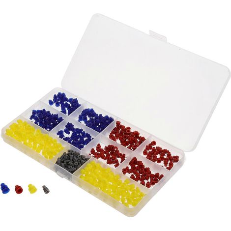 Bouchons d'étanchéité en silicone pour connecteurs électriques, étanches, lot de 600 pièces (1/5)