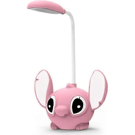 Lampe de bureau LED Aoger Disney Stitch avec taille-crayon intégré, pliable et mignonne, rechargeable par USB, cadeau de camarades de classeAngel (1/4)