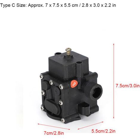 Pompe À Diaphragme - 24 V Cc - Débit 1200 L/H - Pression Max 3,5 Bar - Pour Sylviculture Agriculture Pêche Aquaculture - 2 Pièces (1/5)