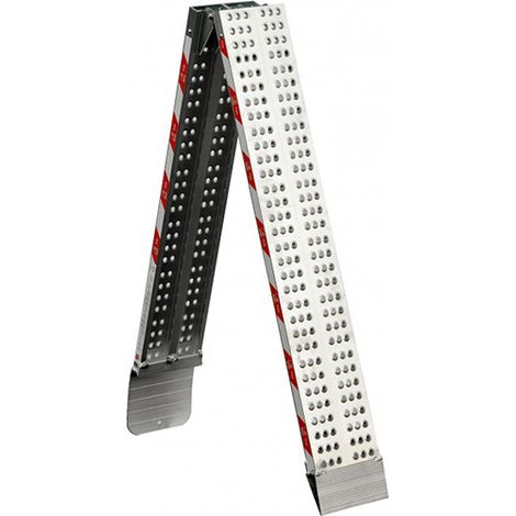 Klappbare Rampe aus Alu - Länge 250cm, Breite 20cm, rutschfest, leicht - 9474-611 (1/5)