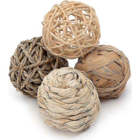 Jouet d'activité pour petits animaux, balles amusantes pour animaux de compagnie, les petits animaux jouent avec des balles (1/4)