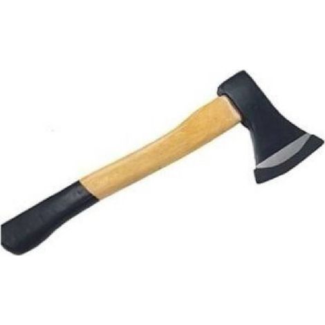 TrAdE Shop Traesio - Mini Ascia Accetta Forestale Scure Acciaio Temprato 800 Gr Manico In Legno -