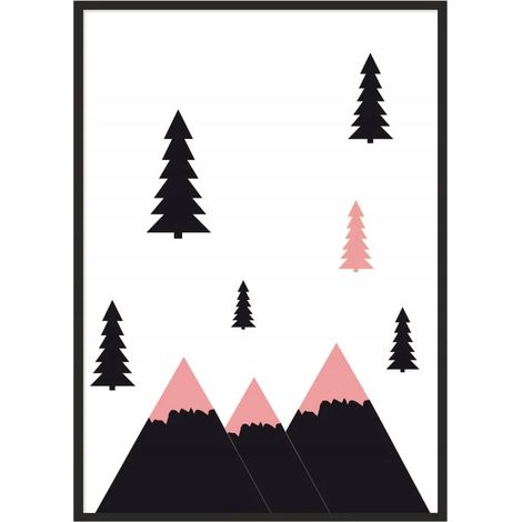 Bild Poster im Rahmen 33x43 cm Berge PD139 (1/4)
