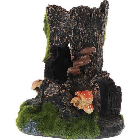 Resin Tree Trunk Ornament Aquarium Fish Tank Habitat Landscape Decoration (1/5)