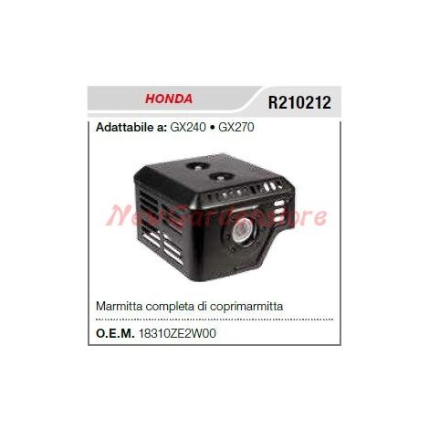 HONDA Schalldämpfer Schalldämpfer Motorgrubber GX 240 270 R210212