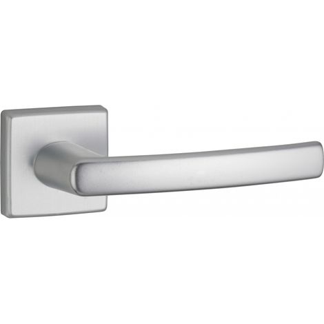 THIRARD - Paire de béquilles Veles pour porte, carré 7mm, argent - THIRARD