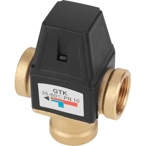 Mitigeur thermostatique en laiton pour eau chaude et froide, filetage intérieur DN20 (1/5)