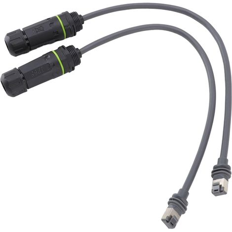 Adaptateur Câble Gen3 V3, 2 Pièces 1200 Mbps Résistant à L'Eau Adaptateur Connecteur D'Extension Câble Satellite, Internet Remplacement Cordon Ethernet Rj45, Accessoires (1/5)