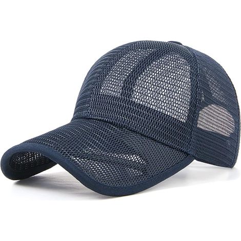 Casquette de Baseball Unisexe été Maille Respirante,Casquette Homme & Femme Ajustable,Chapeau Baseball Homme Anti-UV Protection,Casquettes Sport Extérieur Sunhat,Randonnée Course à Pied (1/5)