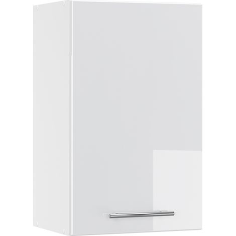 Pensile da cucina Fame-Line, Bianco lucido, 45 cm, Vicco