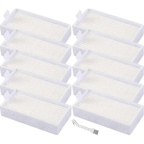 Lot de 10 filtres HEPA de rechange pour aspirateur robot V3S, V3S Pro, V5 et V5S. (1/5)
