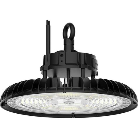 Industrielle SMD LED-Glocke 200W 160LM/W UFO Farbe Schwarz 120° 3in1 IP65