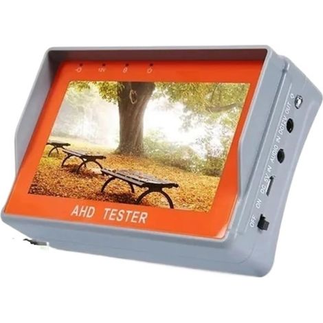 Testeur de Moniteur de vidéosurveillance IV8W 8MP AHD/CVI/TVI CVBS, testeur de caméras, testeurs AHD avec entrée VGA, testeur vidéo(7A with Battery) (1/5)