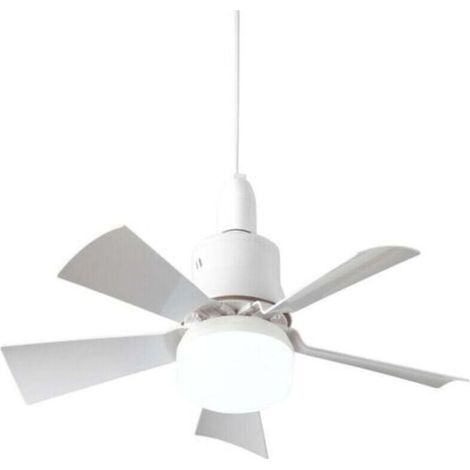 Ventilateur de plafond avec télécommande Silencieux - Plafonnier 5 pales Plafonnier E26 plafond Eté/Hiver Chambre à coucher Salle à manger,blanc (1/5)