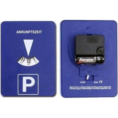 Disque De Stationnement - Horloge Automatique À Pile - Pour Zone Bleue En Europe - 1 Pièce