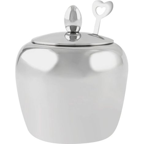 Gewürzgläser Zuckerdose mit Deckel und Löffel Luftdichter Behälter 250 ml Aufbewahrungsbox für die Küche zur Organisation und Aufbewahrung von (1/5)