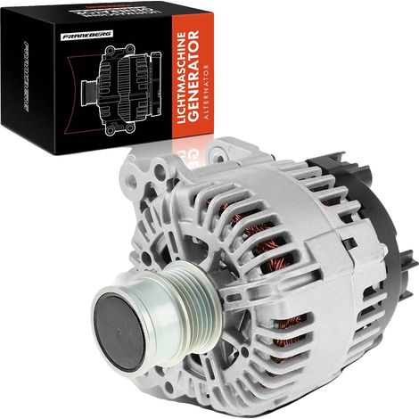 Generador, voltaje de 12 V, corriente de carga de 140 A, diámetro de polea de 49,2 mm, 6 ranuras, montaje directo. (1/5)