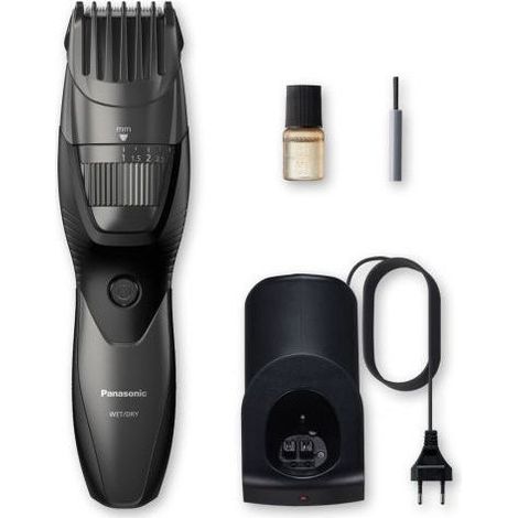 Panasonic ER-EGB44H503 Regolabarba WetandDry 20 posizioni 0,5-10 mm lame acciaio inossidabile autonomia 60 min colore Titanio