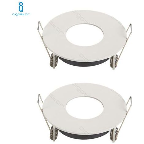 Portafaretto GU10 / MR16 da incasso 88mm Bianco Rotondo Aigostar (1/5)